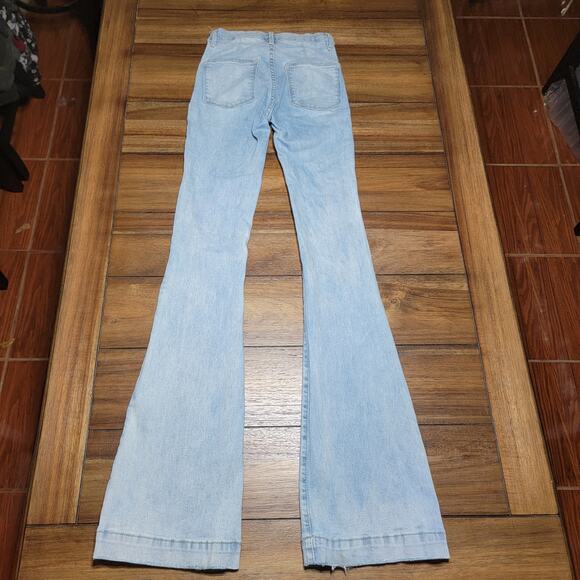 Stetson High Rise Flare Denim Jeans - Size 0 X-Long - Picture 3 of 7